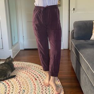Gap Maroon Jogger Pants sz Small
